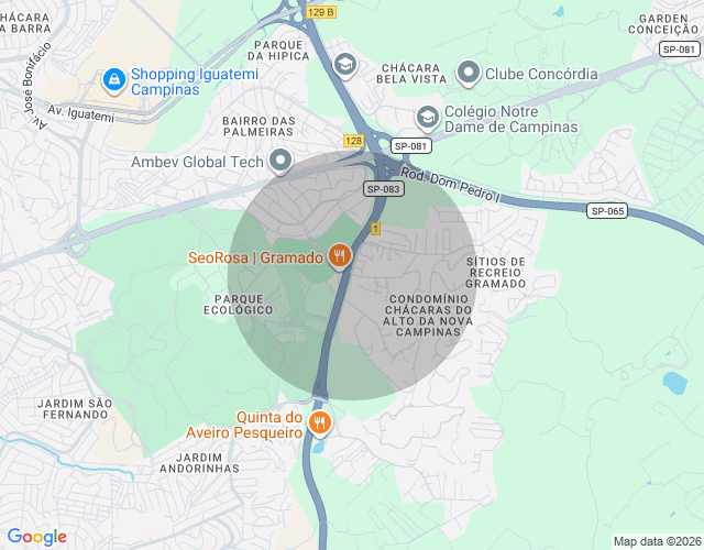 Imóvel no mapa