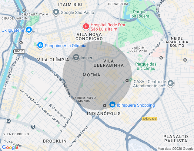 Imóvel no mapa