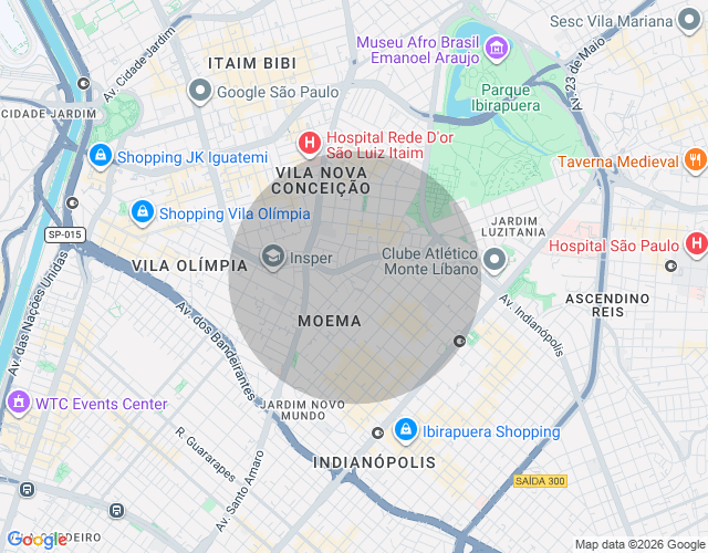 Imóvel no mapa