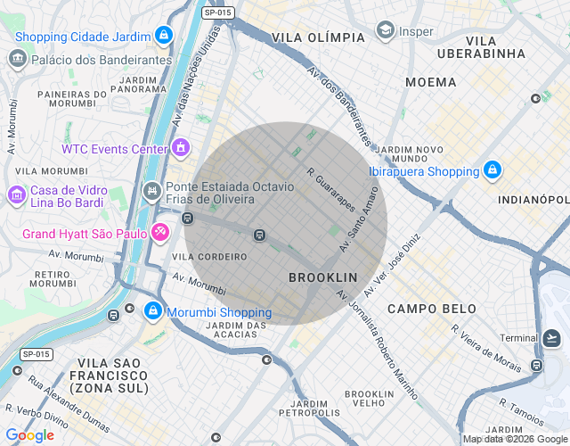 Imóvel no mapa