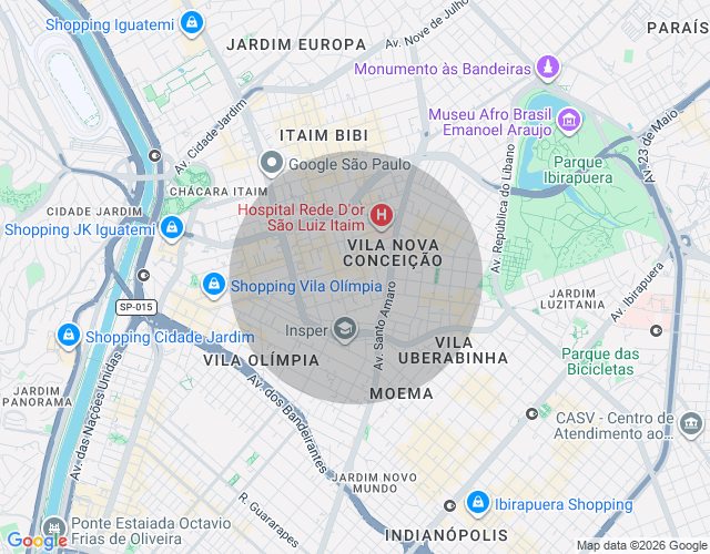 Imóvel no mapa