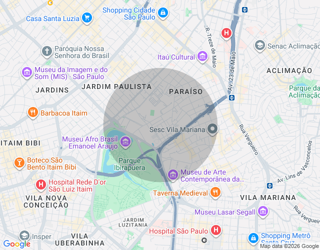 Imóvel no mapa