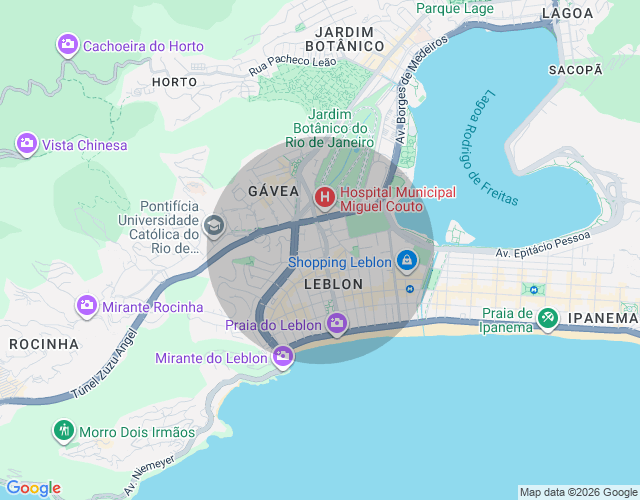 Imóvel no mapa