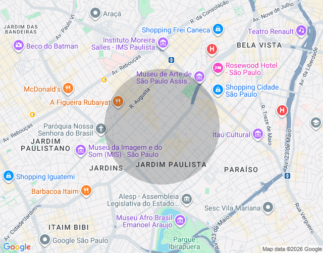 Imóvel no mapa