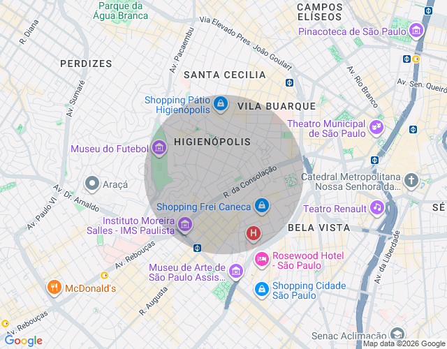 Imóvel no mapa