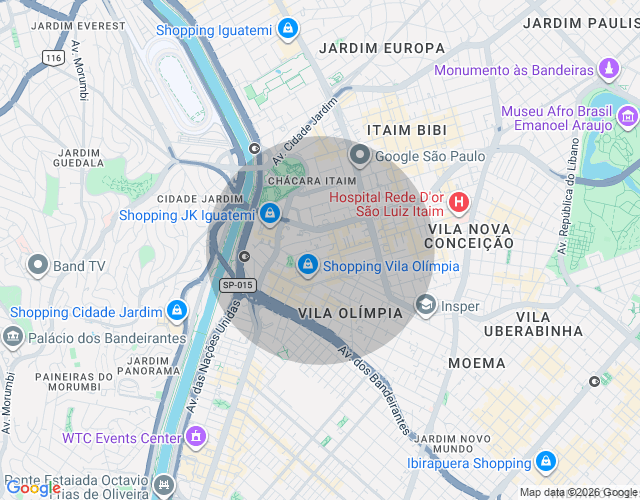 Imóvel no mapa
