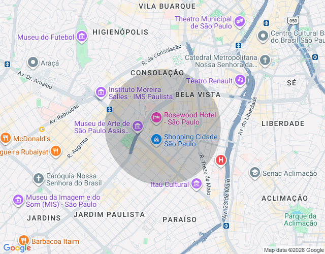 Imóvel no mapa