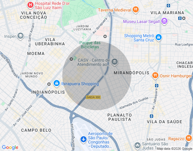 Imóvel no mapa