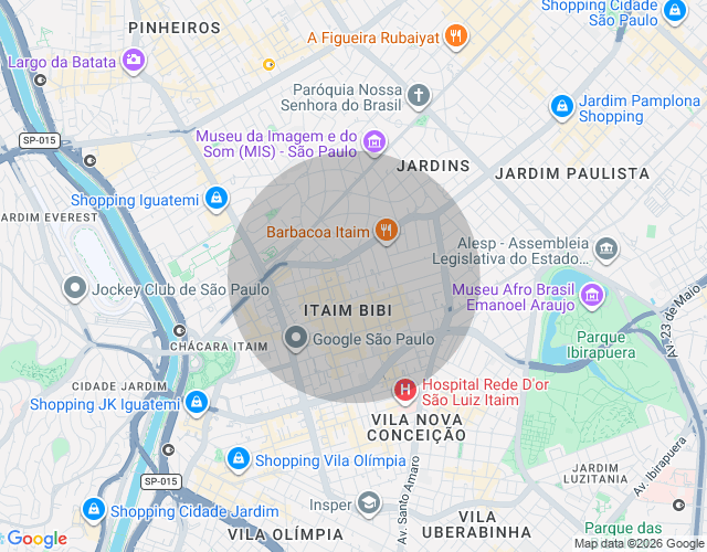 Imóvel no mapa