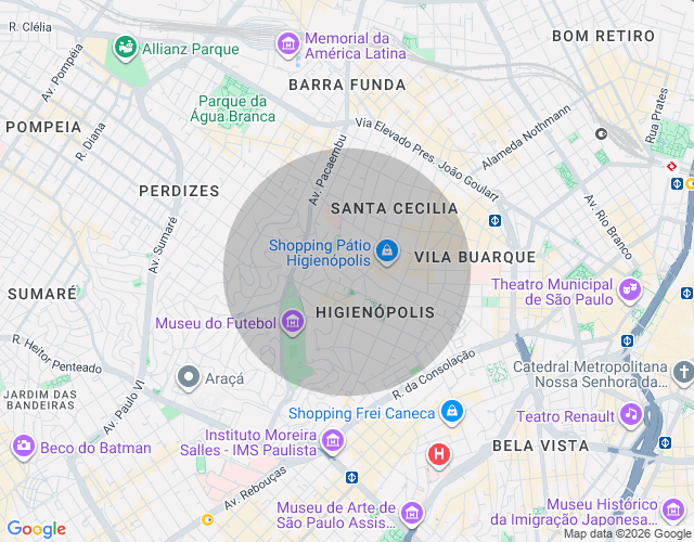 Imóvel no mapa