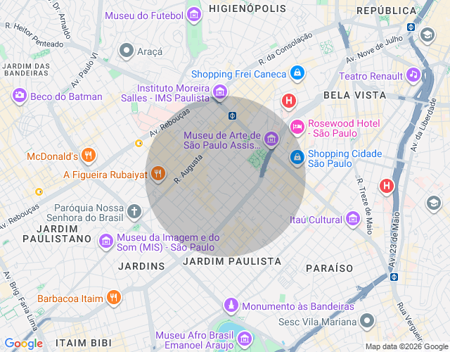 Imóvel no mapa