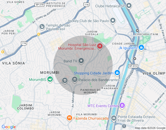 Imóvel no mapa