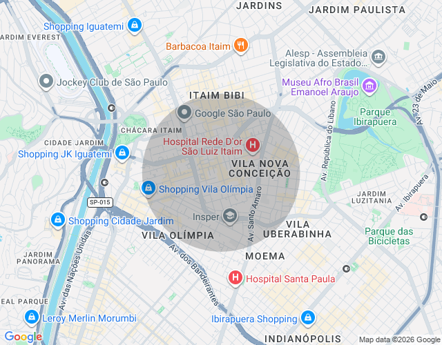 Imóvel no mapa