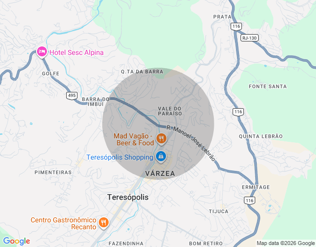 Imóvel no mapa