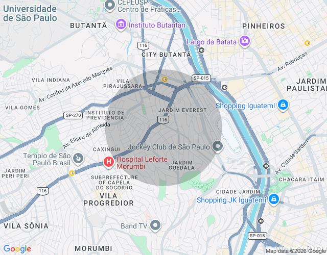 Imóvel no mapa