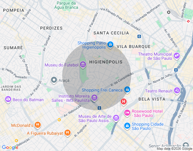 Imóvel no mapa