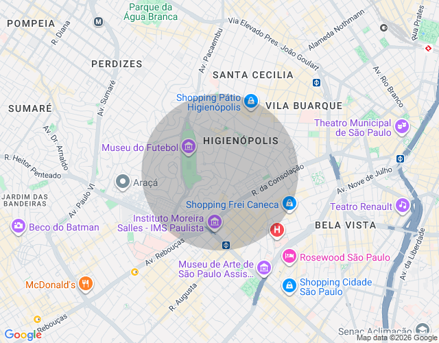 Imóvel no mapa