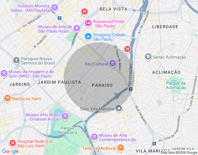 Imóvel no mapa