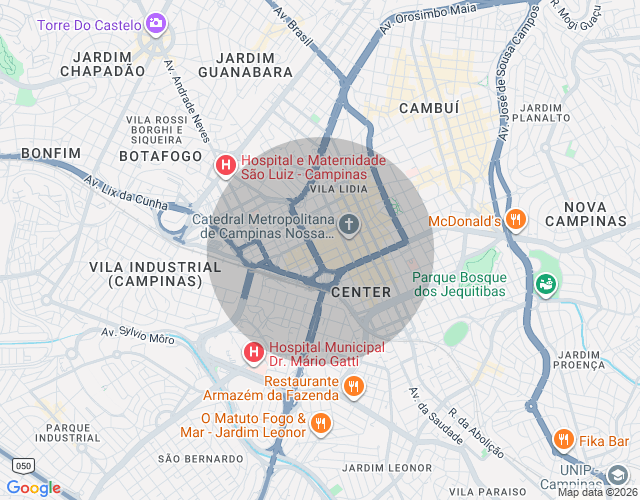 Imóvel no mapa