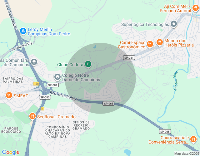 Imóvel no mapa