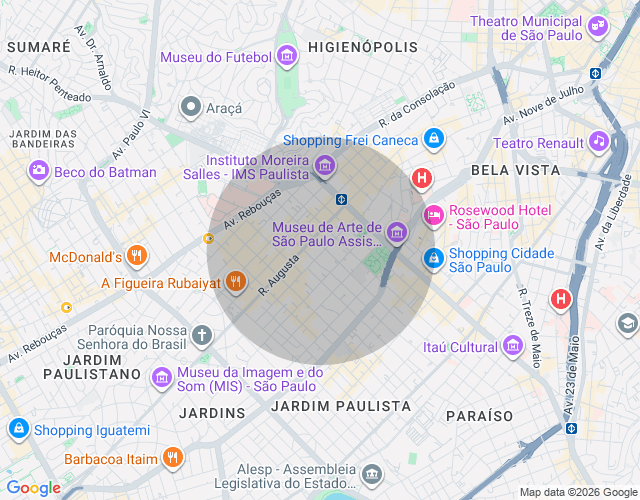 Imóvel no mapa