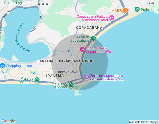 Imóvel no mapa