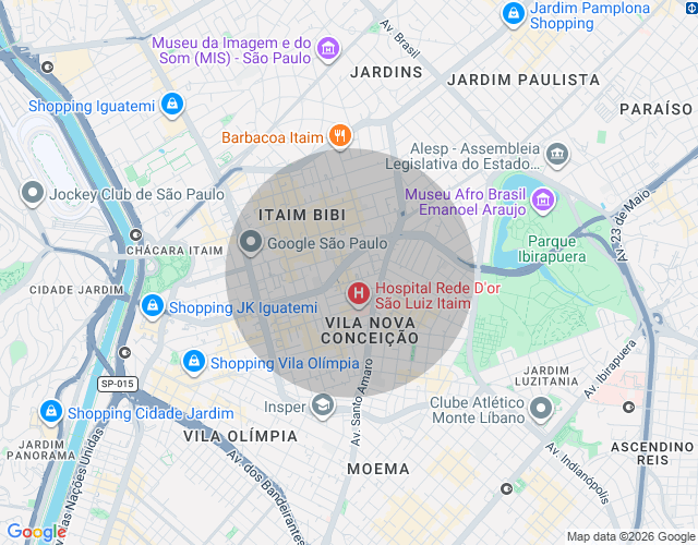 Imóvel no mapa