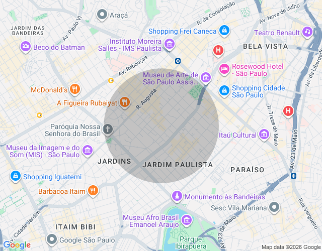 Imóvel no mapa