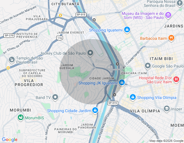 Imóvel no mapa