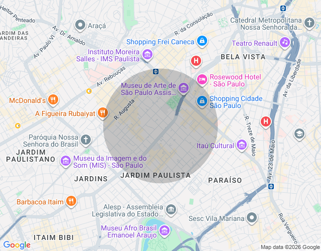 Imóvel no mapa