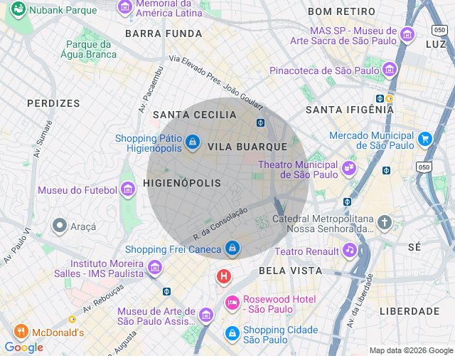 Imóvel no mapa