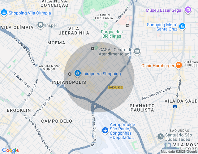 Imóvel no mapa