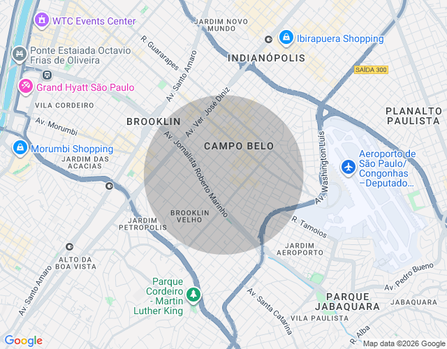 Imóvel no mapa
