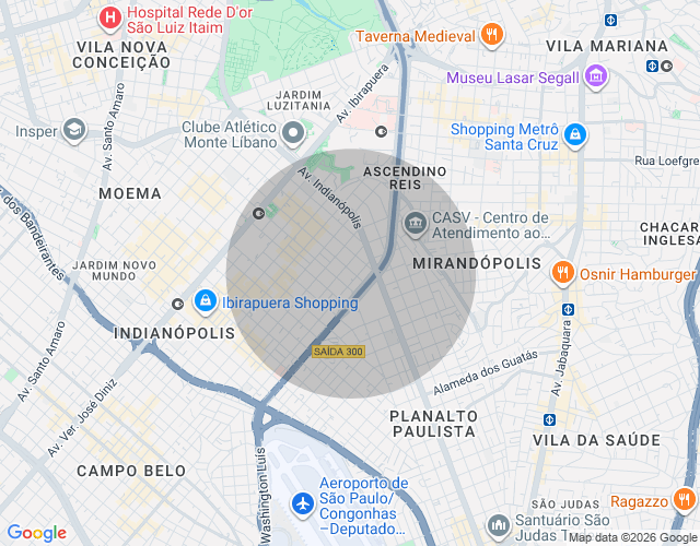 Imóvel no mapa