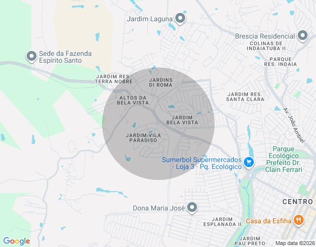 Imóvel no mapa