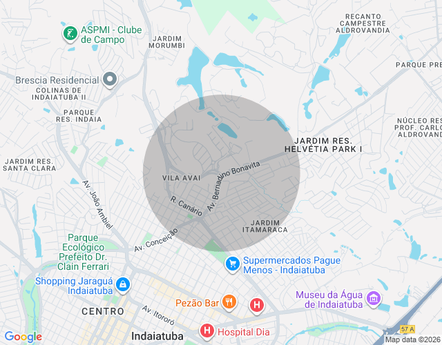 Imóvel no mapa