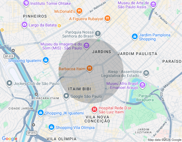 Imóvel no mapa