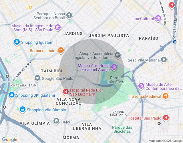 Imóvel no mapa