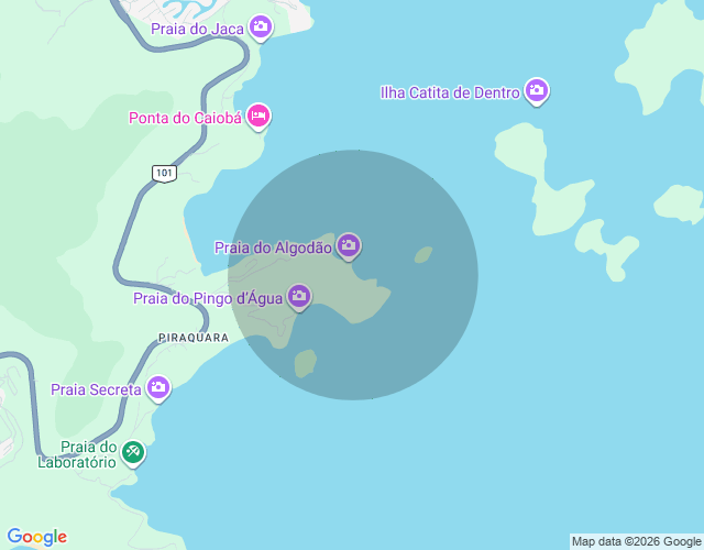 Imóvel no mapa