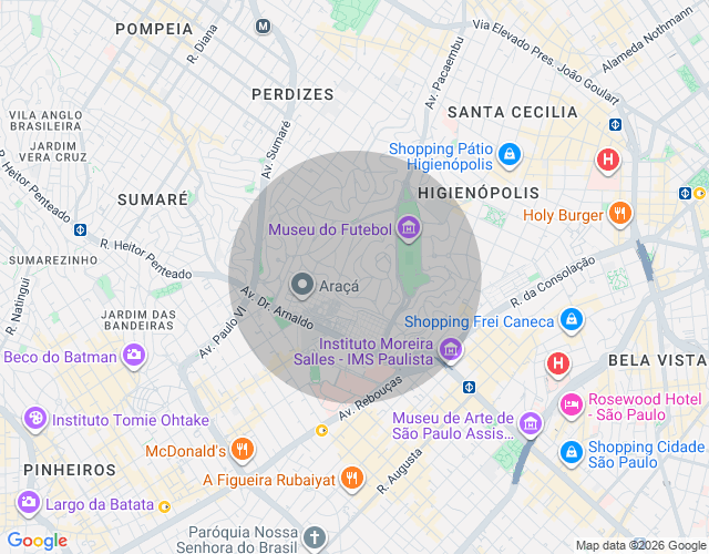 Imóvel no mapa