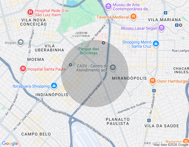 Imóvel no mapa