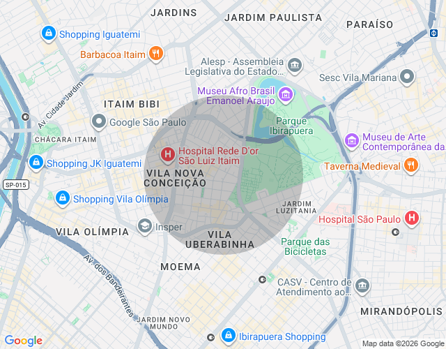 Imóvel no mapa