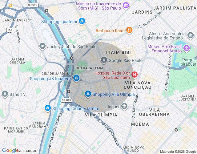 Imóvel no mapa
