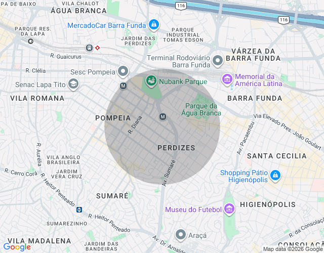 Imóvel no mapa