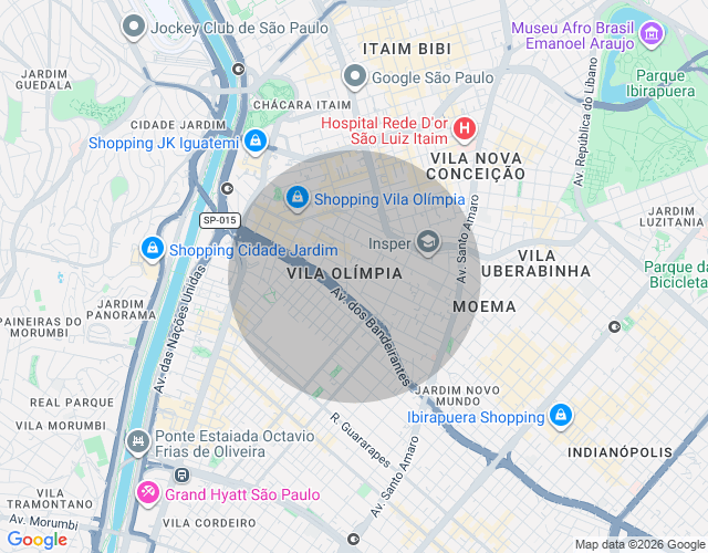 Imóvel no mapa