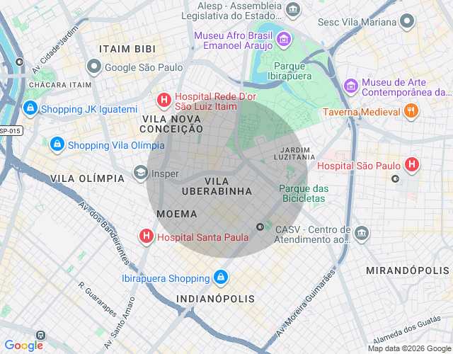 Imóvel no mapa