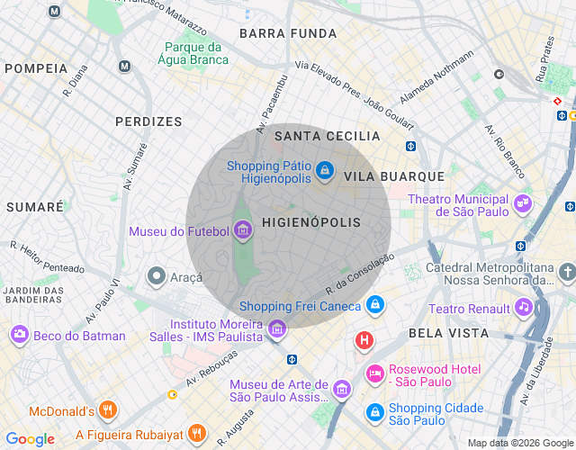 Imóvel no mapa