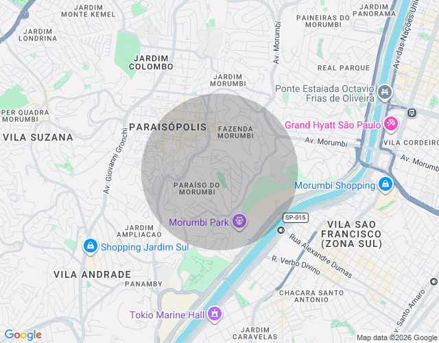 Imóvel no mapa