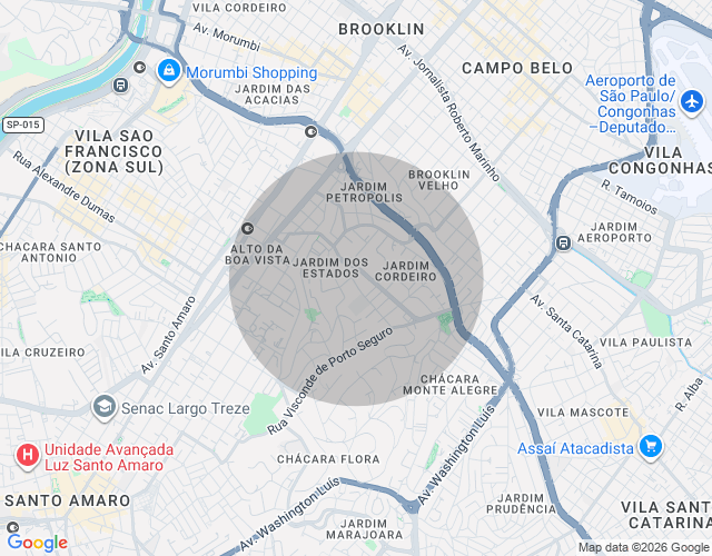 Imóvel no mapa