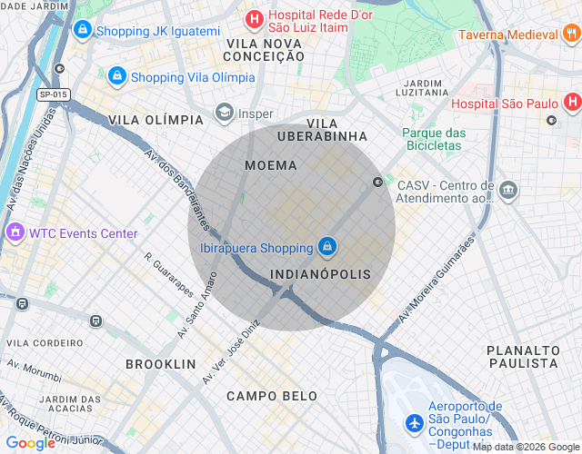 Imóvel no mapa